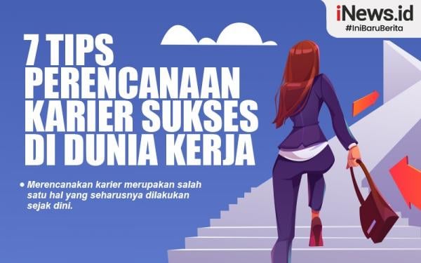 Infografis 7 Tips Perencanaan Karier Sukses Di Dunia Kerja