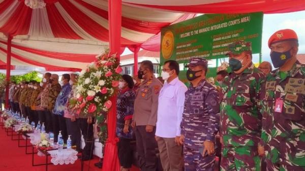Wakapolda Sulut Hadiri Peresmian Nama Jalan Baru oleh Ketua MA di Manado