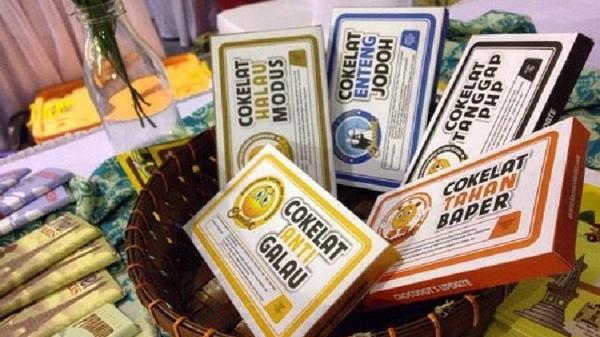 COKELAT BAPER Cokelat kekinian mengundang tawa dan bawa perasaan (baper). (Foto: Facebook/@CoklatGarut)
