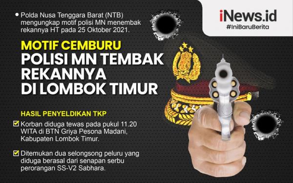 Infografis Motif Polisi Tembak Mati Polisi di Lombok Timur NTB