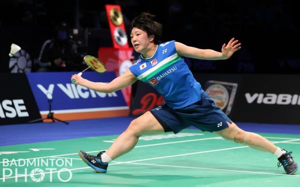 Pebulu tangkis Jepang, Akane Yamaguchi Pebulu tangkis tunggal putri Jepang, Akane Yamaguchi. (Foto: Twitter/@YonexAllEngland)