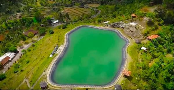Danau buatan Embung Nglanggeran (Foto: iNews TV)