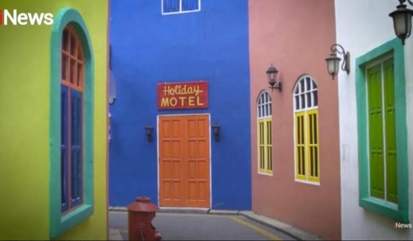 Background menarik dan instagrammable di Desa Pentingsari (Foto: iNews TV)