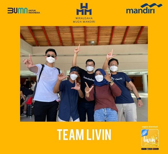 Team Livin WMM 2021 Foto: Instagram @wrausahamandiri