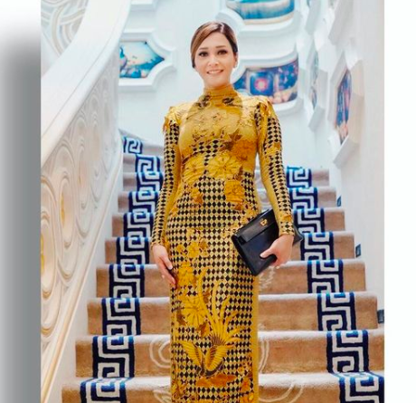 Potret cantik Maia Estianty yang juga cucu pahlawan H.O.S Cokroaminoto. (Foto: Instagram)