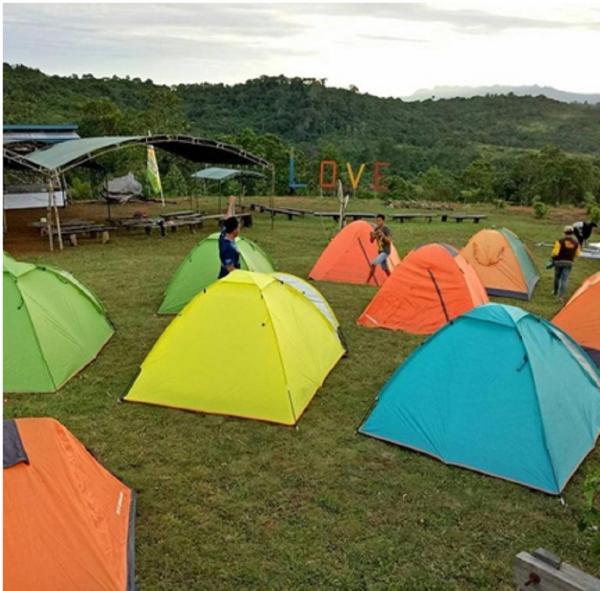 Tempat camping di Paser Kaltim, KPHP Kendilo. (Foto: Instagram @kphpkendilo)