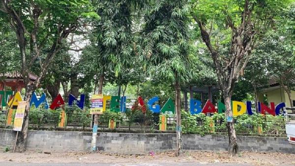 Tempat olahraga di Lamongan salah satunya Telaga Bandung. (foto: ist)