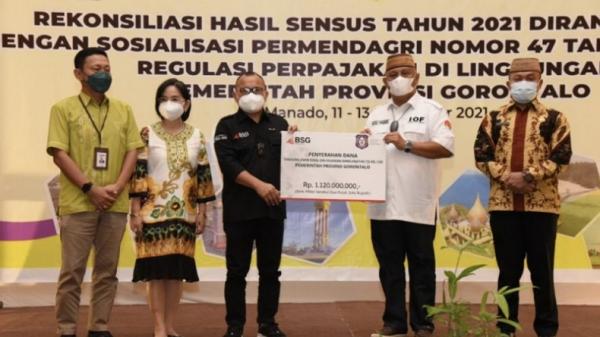 BSG Berikan Dana CSR Rp1,2 Miliar kepada Pemprov Gorontalo