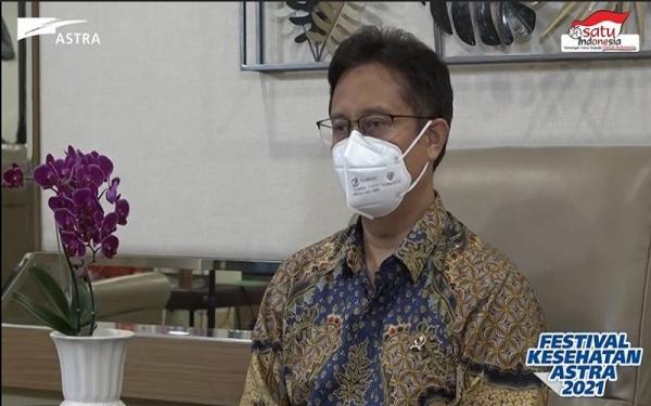 Sambutan Menteri Kesehatan Republik Indonesia Budi Gunadi Sadikin pada Festival Kesehatan Astra 2021 yang dilaksanakan secara virtual pada (16/11).