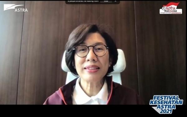 Sambutan Direktur Astra Gita Tiffani Boer pada Festival Kesehatan Astra 2021 yang dilaksanakan secara virtual pada (16/11).