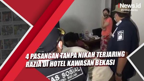 4 Pasangan Tanpa Nikah Terjaring Razia di Hotel Kawasan Bekasi