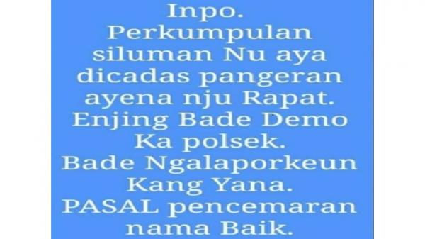 MEME YANA6 Sebuah foto berisi pesan lucu tentang Yana. (FOTO: ISTIMEWA)