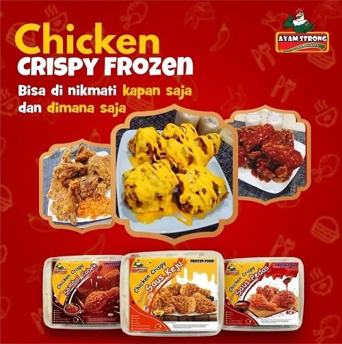 Produk Frozen Food yang dijual Ayam Strong Indonesia. (Foto: Istimewa)
