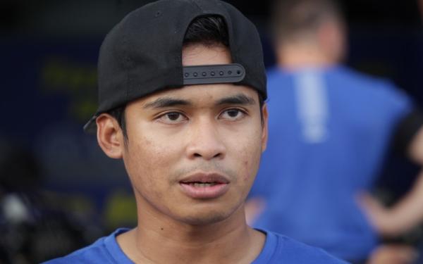 Galang Hendra Pratama Pembalap Ten Kate Yamaha asal Indonesia, Galang Hendra Pratama, (Foto: MNC Portal Indonesia/Suratman)