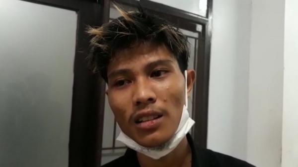 Muhammad Faisal, kakak korban Fajar Maulana, menuntut kepolisian mengusut tuntas kasus tawuran pelajar yang menewaskan adiknya. (Foto: DHARMAWAN HADI)