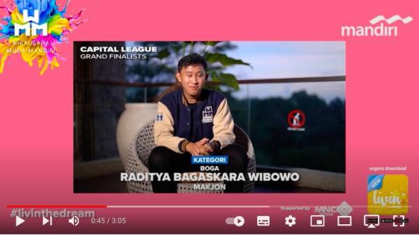 Finalis WMM Raditya Bagaskara Finalis WMM Raditya Bagaskara. (Foto: dok WMM)