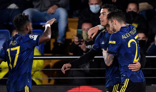 Manchester United melaju ke 16 Besar Liga Champions usai hajar Villareal 2-0 pada matchday kelima Grup F di El Madrigal, Rabu (24/11/2021) dini hari WIB. (Foto: REUTERS/Pablo Morano)