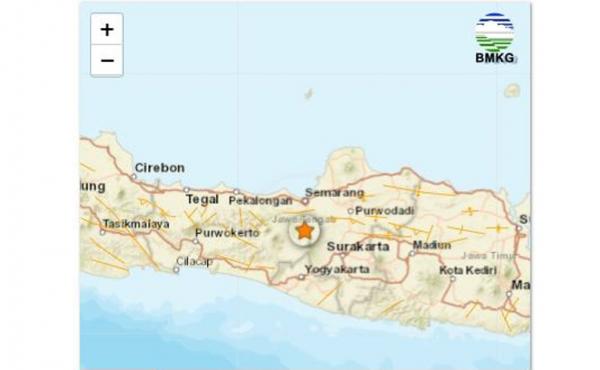 Gempa Magnitudo 2 8 Guncang Ambarawa Bmkg Aktivitas Swarm Ke 46 Kali