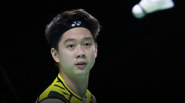 Kevin Sanjaya Sukamuljo Ganda putra Indonesia Kevin Sanjaya bongkar alasan pakai headband di BWF Word Tour Finals 2021. (Foto: PBSI)