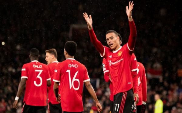 Mason Greenwood dan rekan setimnya di Manchester United akan tampil di babak 16 besar Liga Champions 2021/2022. (Foto: REUTERS)