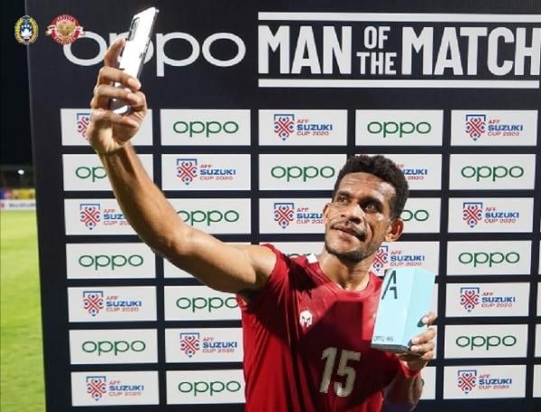 Ricky Kambuaya Ricky Kambuaya terpilih menjadi pemain terbaik (foto: PSSI).