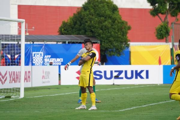 Safawi Rasid Safawi Rasid menjadi bintang kemenangan Timnas Malaysia 4-0 atas Laos di babak penyisihan Grup B Piala AFF 2020. Safawi Rasid mencetak hattrick. (foto: AFFSuzukicup.com).