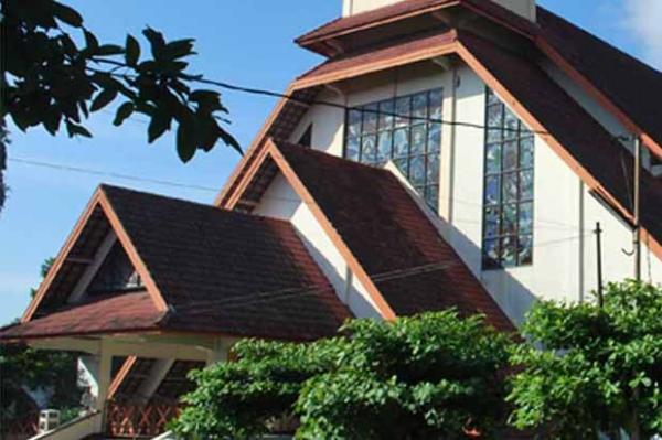 Gereja Katolik Yohanes Rasul Depok Sleman Gereja Katolik Yohanes Rasul, Sleman. (Foto : kevikepandiy.org)