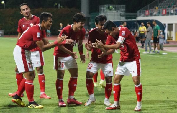 Indonesia ganyang Malaysia 3-1 pada matchday terakhir Grup B Piala AFF 2020, Minggu (19/12/2021) malam WIB. Skuat Garuda lolos ke semifinal. (Foto: PSSI)
