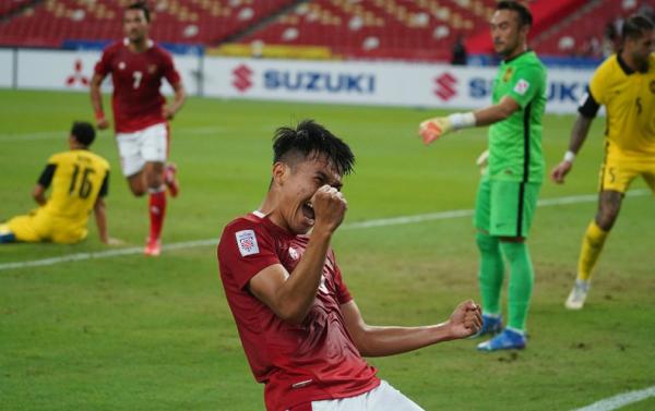 Timnas Indonesia 2 Indonesia ganyang Malaysia 3-1 pada matchday terakhir Grup B Piala AFF 2020, Minggu (19/12/2021) malam WIB. Skuat Garuda lolos ke semifinal. (Foto: AFF)
