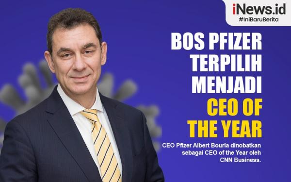 Infografis Bos Pfizer Terpilih Menjadi CEO of the Year