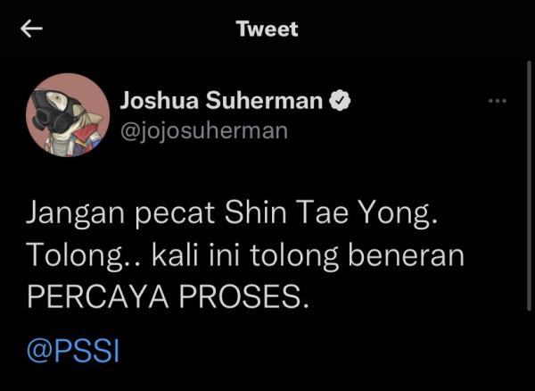 Reaksi selebriti menonton pertandingan bola Indonesia melawan Thailand. (Foto: Twitter)