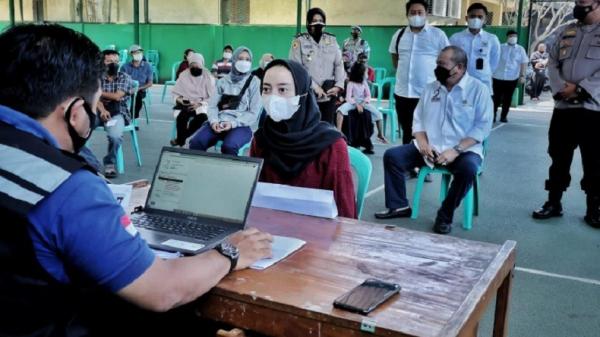 Vaksinasi Di Polres Malang Dpd Vaksinasi Covid-19 di Polres Malang, Jawa Timur, Selasa (27/7/2021). (Foto: Dok. DPD).
