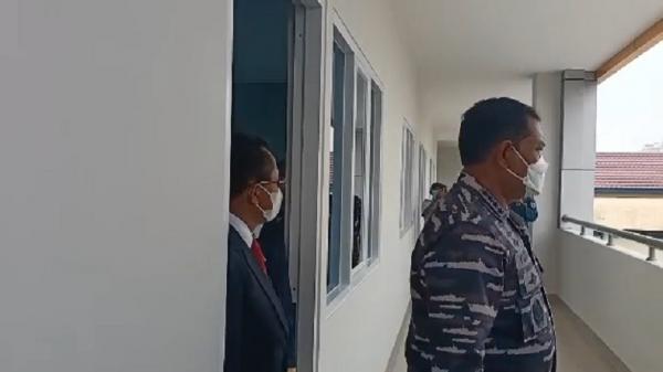 Yudo Margono 4 Yohannes KSAL Laksamana TNI Yudo Margono meresmikan gedung baru Akademi Maritim Nasional Jakarta Raya di Kodamar, Kelapa Gading, Jakarta Utara, Jumat (1/10/2021).(Foto: Yohannes Tobing).