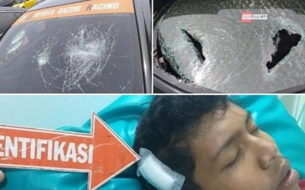 Depan Rumah Dinas Wako Palembang, Geng Motor Keroyok Mahasiswa Tanpa Rasa Takut 