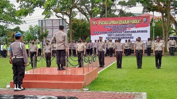 84 Personel Polres Kupang Naik Pangkat, Kapolres Tekankan Iman dan Taqwa