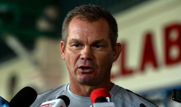 Brad Maloney Pelatih Malaysia Brad Maloney ngeri segrup dengan Indonesia di Piala AFF U-23 2022. Juru taktik asal Australia itu sampai tak berani bicara target juara. (Foto: Harakah Daily)