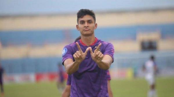 Striker Persik Kediri Muhammad Ridwan (foto: Twitter/Indotransfer).