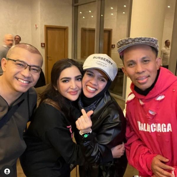 Ashanty pulang ke Indonesia. (Foto: Instagram)