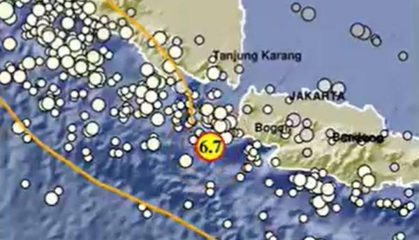 Gempa Terkini di Banten M6,7 Dirasakan Kuat hingga Bogor, Warga Panik Berhamburan