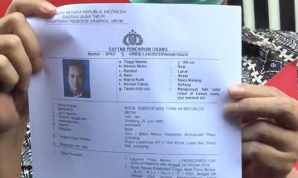 DPO anak kiai di Jombang. (Foto: iNews/Hari Tambayong)
