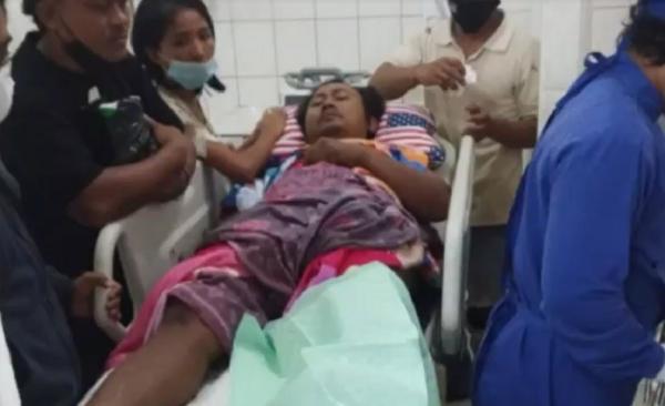 Korban terseret banjir bah Gunung Agung di Karangasem. (Foto: iNews/Yunda Ariesta)