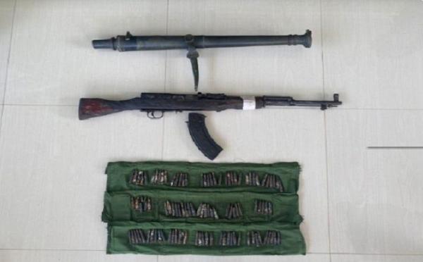 Senjata Rusia Morowali Utara2 Senjata dan amunisi buatan Rusia yang ditemukan. (Foto: Kodim 1311 Morowali).