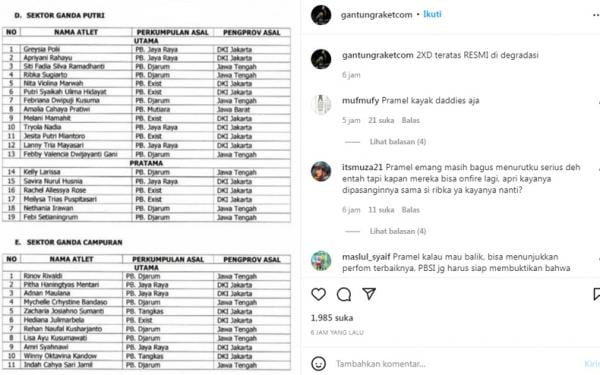 Praveen/Melati Foto: Instagram/gantungraketcom