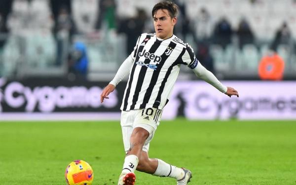 Striker sekaligus kapten Juventus, Paulo Dybala Striker sekaligus kapten Juventus, Paulo Dybala beraksi melawan Udinese dalam laga Liga Italia 2021/2022 di Stadion Allianz, Turin, Minggu (16/1/2022). (Foto: REUTERS/Massimo Pinca)