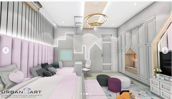 Screen Shot 2022 01 21 At 06 33 42 Desain mewah kamar Baby AH. (Foto: Instagram)