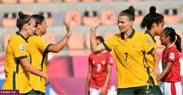 Hasil Piala Asia Wanita 2022: Beda Kelas! Australia Bantai Indonesia