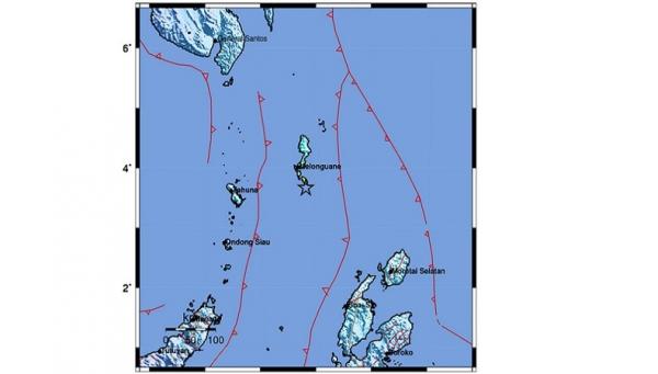 Gempa Terkini M6,1 Guncang Melonguane, Tak Berpotensi Tsunami