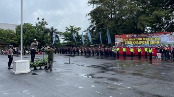 Apel besar Tertib Lalu Lintas Zero Knalpot Brong Polda Jateng (Humas Polda Jateng)
