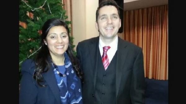 Nusrat Ghani dan suami, David Wheeldon. (Foto: fitnessfreak360)