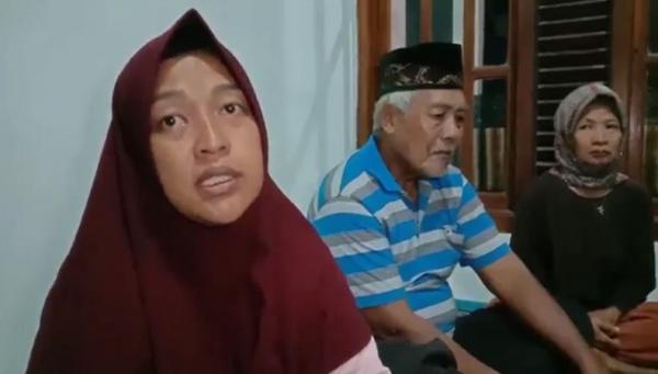 Reni Susilawati, kakak kandung korban tewas Ananin Novalia. (Foto: iNewsTV/Irfan Ramdiansyah).